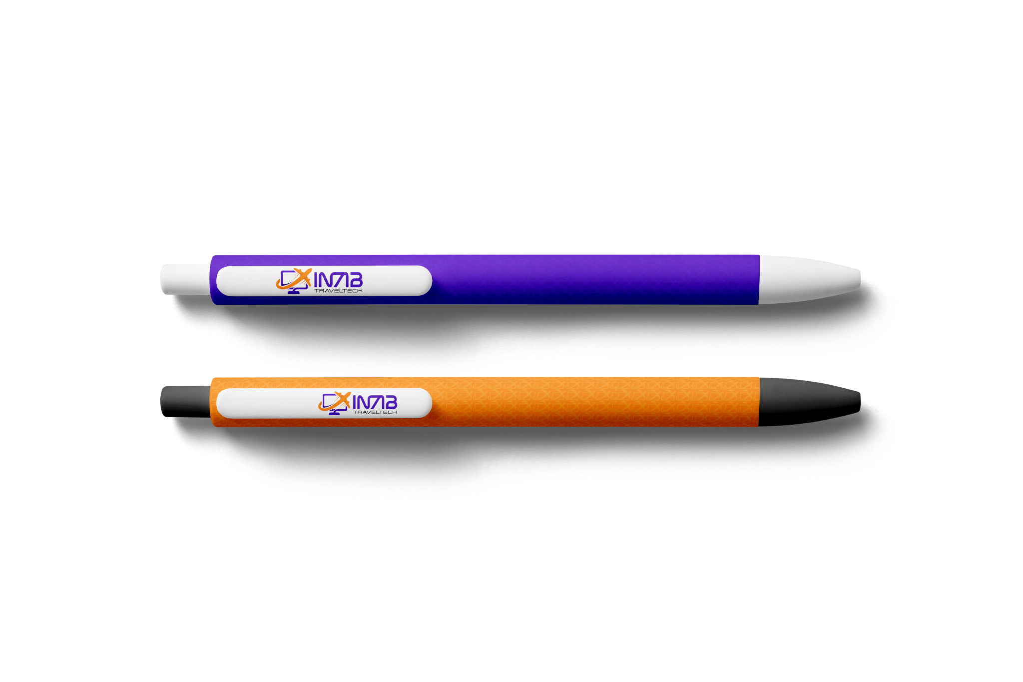 Maquette de stylos aux couleurs INAB